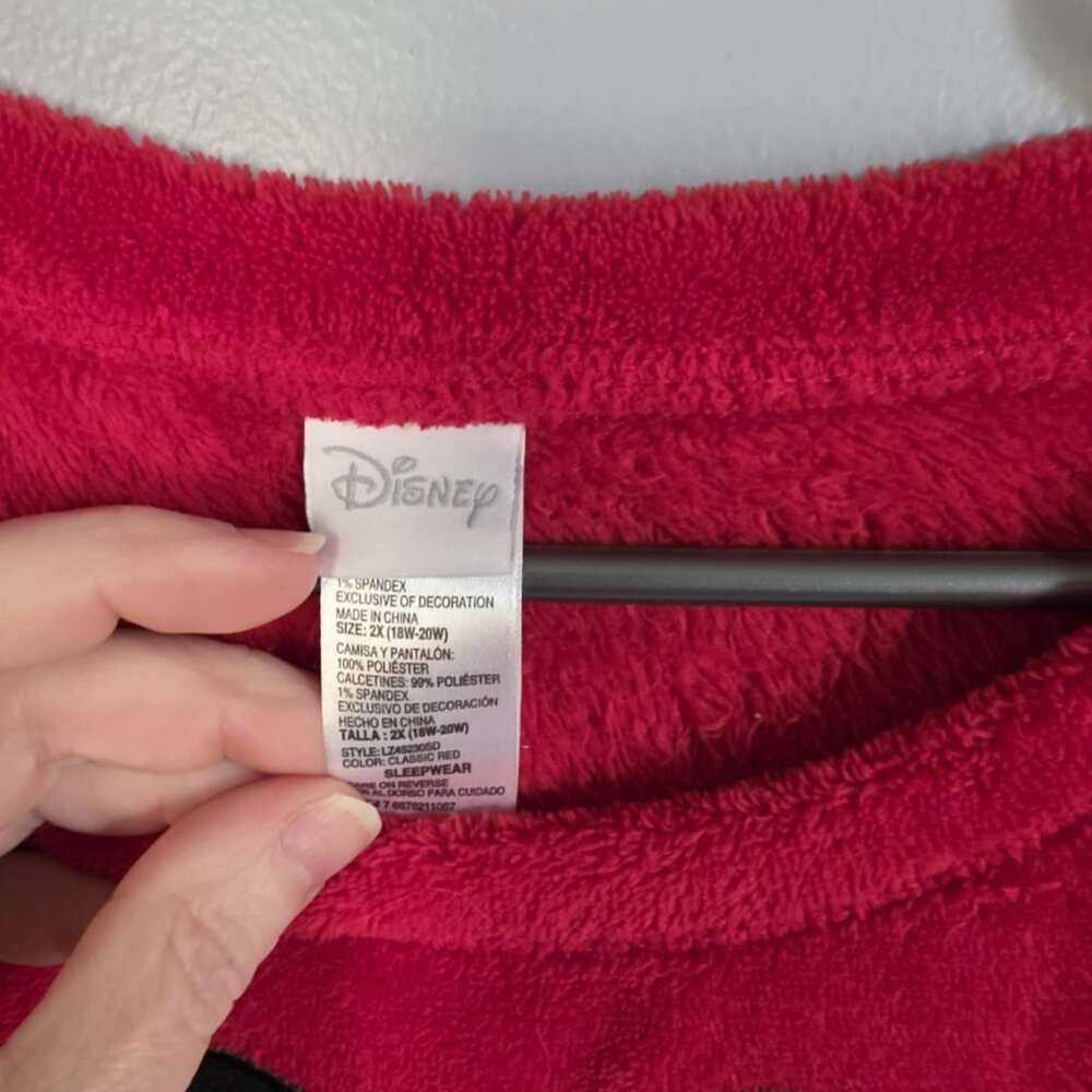 EUC Disney Mickey Mouse Super Soft Sleepwear Fleece top - Picture 4 of 4